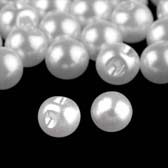 Gyöngy gomb  9,5 mm - GYÖNGYHÁZ